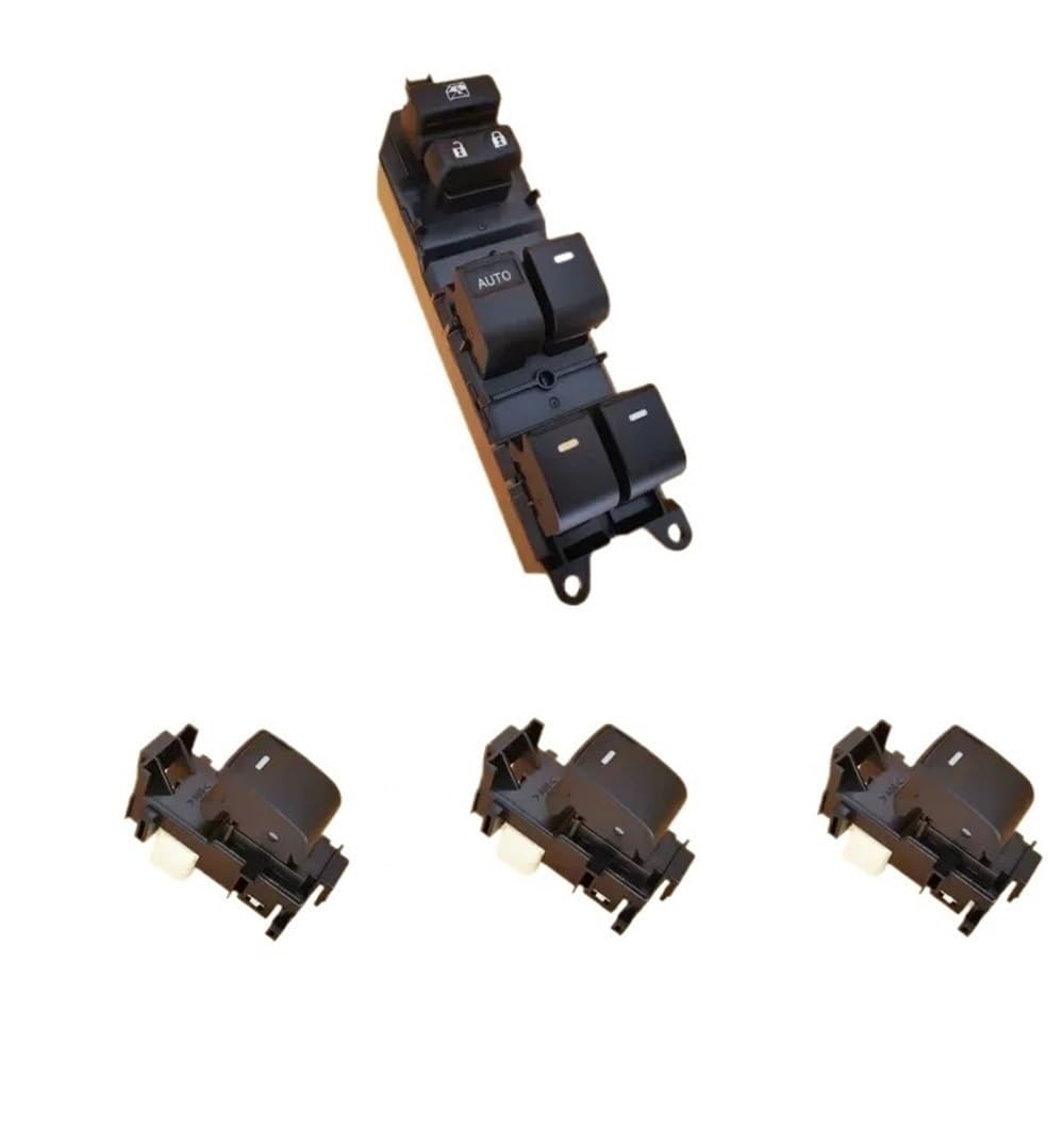 BASPHHH Kompatibel Mit Toyota Für RAV4 2009–2018 Fensterheberschalter Fensterheber-Steuertaste 84820–06100 84810–06060 Fensterheberschalter(Set) von BASPHHH