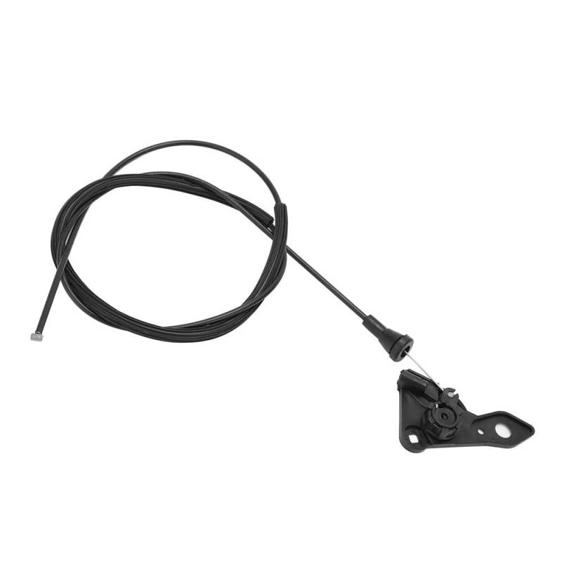 BASPHHH Kompatibel mit 318i E36 1992-1999 Motorhaubenentriegelungskabelstange Ersatz Schwarz Zubehör 51231960853 von BASPHHH