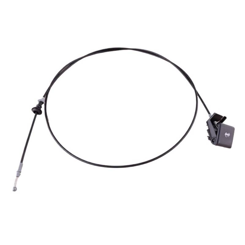 BASPHHH Kompatibel mit Mazda für 3 2004-2009 Schwarz Hood Latch Release Griff Schalter Mit Kabel BP4K56720 BP4K56720C von BASPHHH