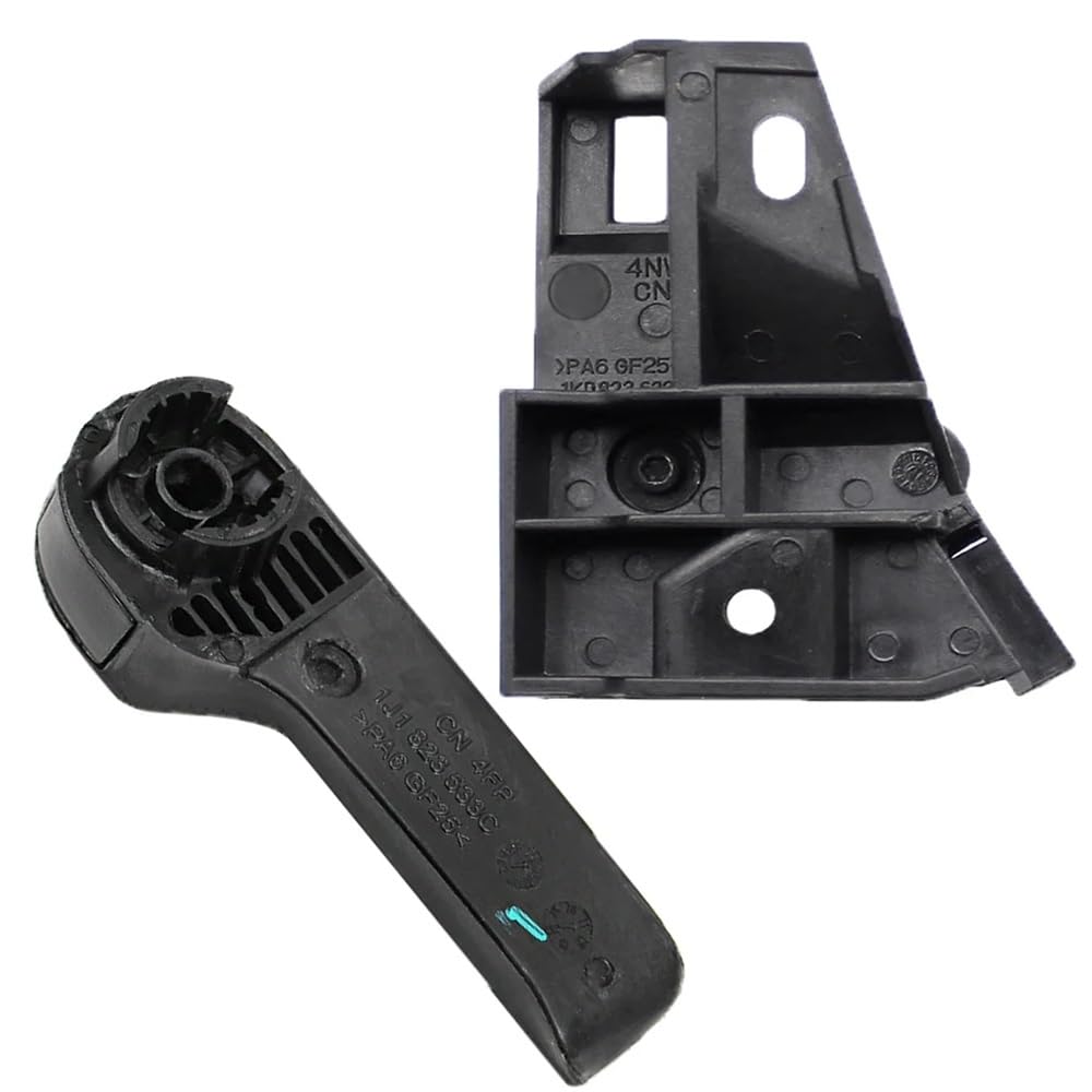 BASPHHH Kompatibel mit Passat 2006-2015 Schwarze Haubenentriegelungsgriffhalterung 1K1823633B 1J1823533(1 Set) von BASPHHH