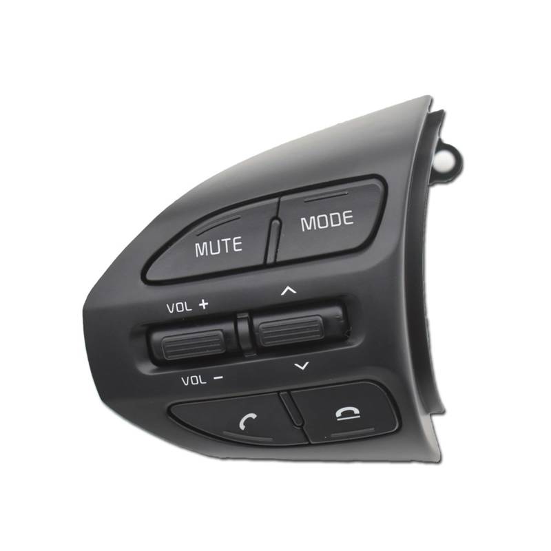 BASPHHH Lenkradknopf Kompatibel mit Kia Für Rio Für Picanto 2017 2018 Lenkrad Tasten Telefon Lautstärke Lenkung RH Fernbedienung Tempomat Schalter(W-Left) von BASPHHH