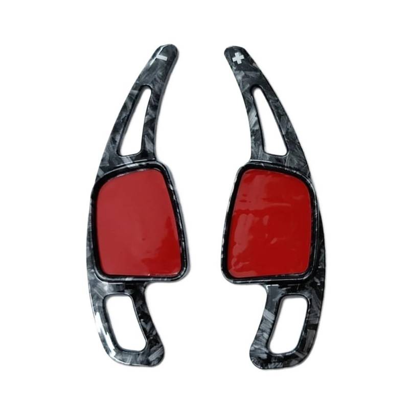 BASPHHH Schaltwippen Lenkrad Kompatibel mit A1 für A3 A5 A8 S4 SQ5 Q2 Q7 TTS A4L A7 R8 Q5L Auto-Lenkrad-Schaltwippen-Verlängerung(Forging Pattern) von BASPHHH
