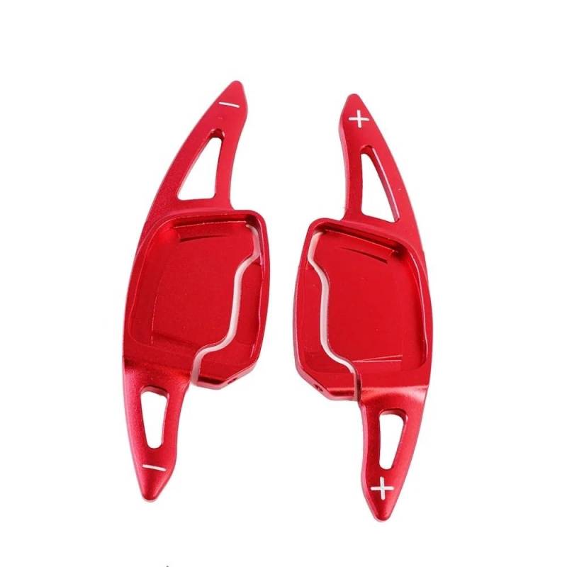 BASPHHH Schaltwippen Lenkrad Kompatibel mit A6 für C8 A7 2019 2020 2021 2022 2023 Schaltwippen Auto Lenkrad Schaltwippen(Red) von BASPHHH