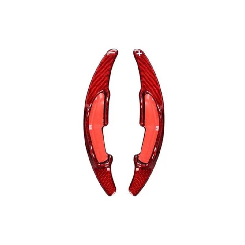 BASPHHH Schaltwippen Lenkrad Kompatibel mit M2 für M3 M5 2014 215 2016 Lenkrad-Schaltwippen-Verlängerungsschalter(Carbon red) von BASPHHH