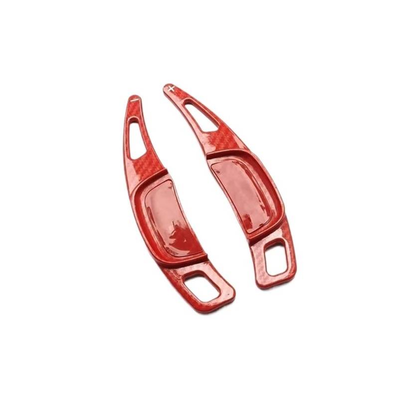 BASPHHH Schaltwippen Lenkrad Kompatibel mit Mazda für CX-60 2023 2024 Paddle Shift Lenkrad Shifter Autozubehör(Red) von BASPHHH