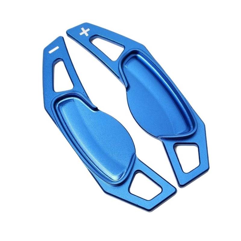 BASPHHH Schaltwippen Lenkrad Kompatibel mit Smart für Fortwo 2009 2010 2011 2012 2013 2014 2015 2016 2017 Auto-Lenkrad-Schaltwippen-Extender(Blue) von BASPHHH
