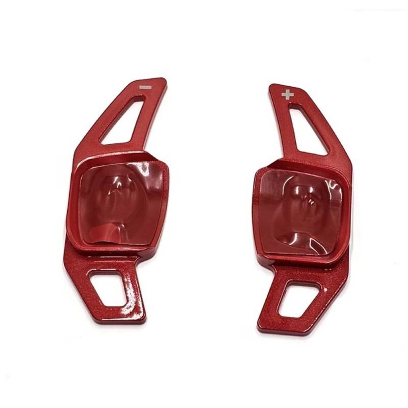 BASPHHH Schaltwippen Lenkrad Kompatibel mit Teramont 2018 2019 2020 2021 2022 Auto-Lenkrad-Schaltwippen-Verlängerungsschalthebel(Pearl Red) von BASPHHH