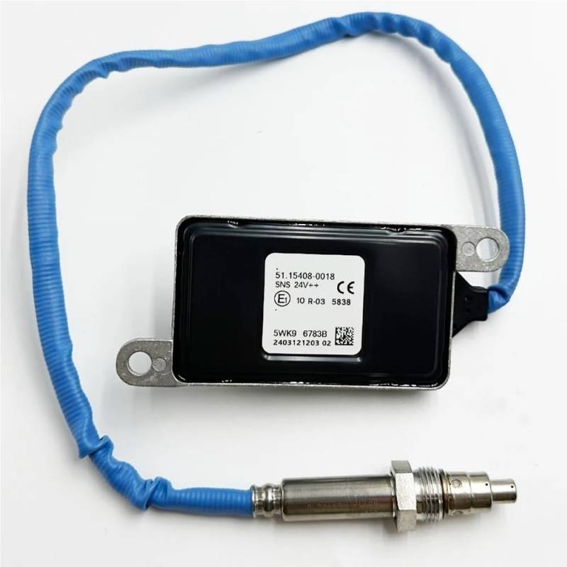 BASPHHH Stickoxid Sensor Kompatibel Mit Man Euro6 Trucks Nox-Sensor NGK-Sonde 5WK96783B 51.15408-0018 Stickstoff-Sauerstoff-Sensor 51154080018 von BASPHHH