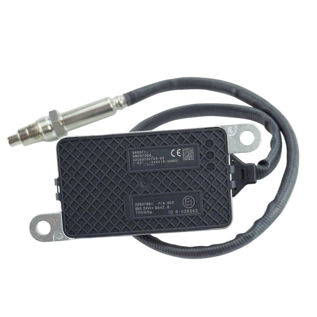 BASPHHH Stickoxid Sensor Kompatibel Mit Volvo Für FH FM FL NOx-Sensor OE 22827991 Stickstoffoxid-Sensor 24 V 5WK97368(OE 22827991) von BASPHHH