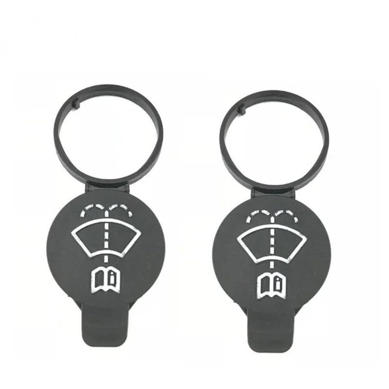 BASPHHH Waschflüssigkeit Tankdeckel Kompatibel mit Cadillac für Cts 2008-2016 Auto-Windschutzscheibenwischer-Waschflüssigkeitsbehälter-Tank-Flaschendeckelabdeckung(2pcs) von BASPHHH
