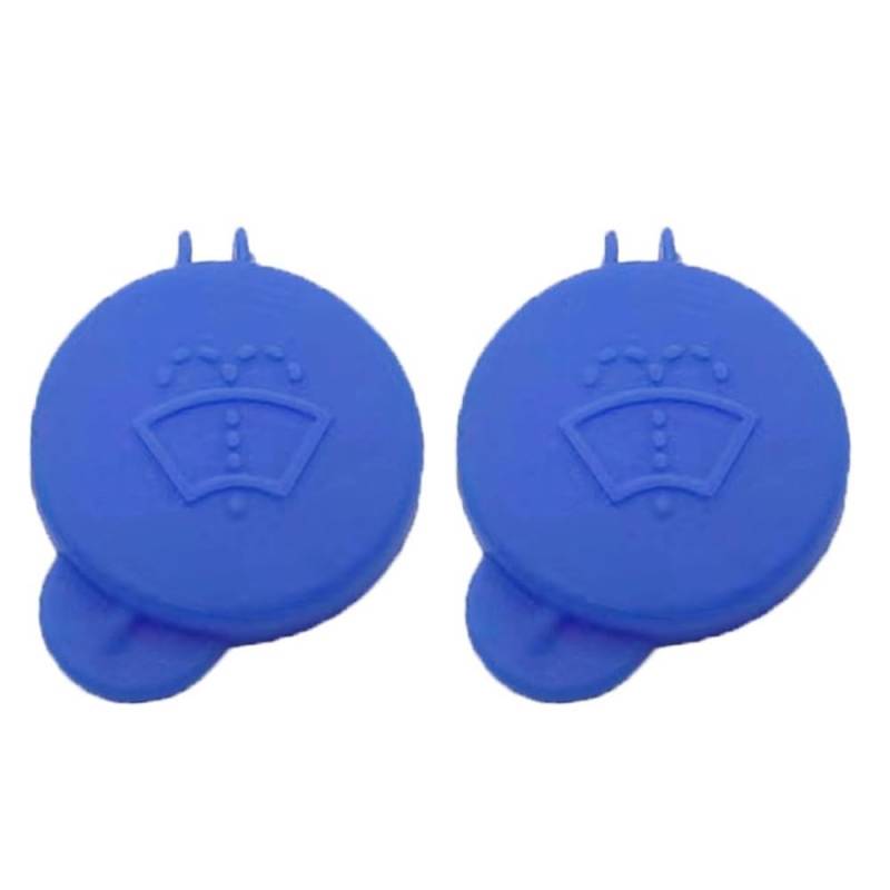 BASPHHH Waschflüssigkeit Tankdeckel Kompatibel mit Ford für Fiesta Mk5 2002-2008 Scheibenwischer Waschflüssigkeitsbehälter Abdeckung 1488251(2X) von BASPHHH