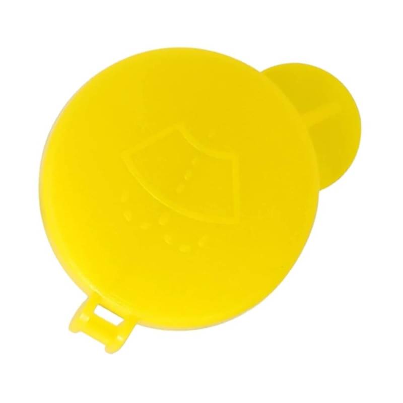 Waschflüssigkeit Tankdeckel Kompatibel mit Ford für Fiesta 2001 2002 2003 2004 2005 2006 2007 2008 1488251 Auto-Windschutzscheiben-Wischer-Waschflüssigkeitsbehälter-Tank-Flaschenverschluss(Yellow) von BASPHHH
