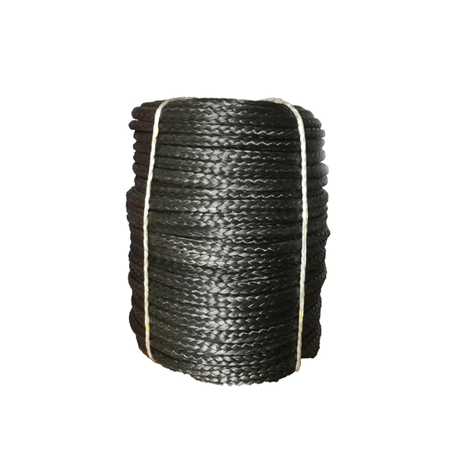 10 mm * 100 m UHMWPE-Seilkabel, Synthetisches Windenseil, Synthetisches Windenseil for Geländewagen, ATV, UTV, SUV(Noir) von BASSFLY