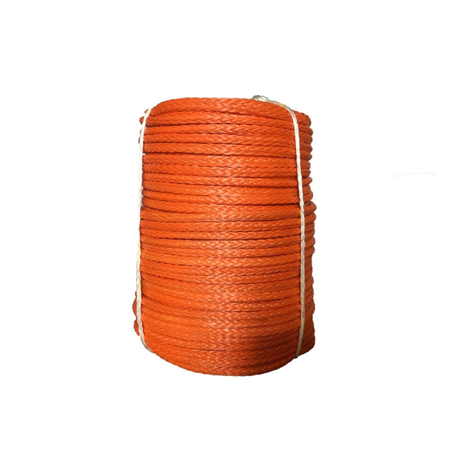 10 mm * 100 m UHMWPE-Seilkabel, Synthetisches Windenseil, Synthetisches Windenseil for Geländewagen, ATV, UTV, SUV(Orange) von BASSFLY