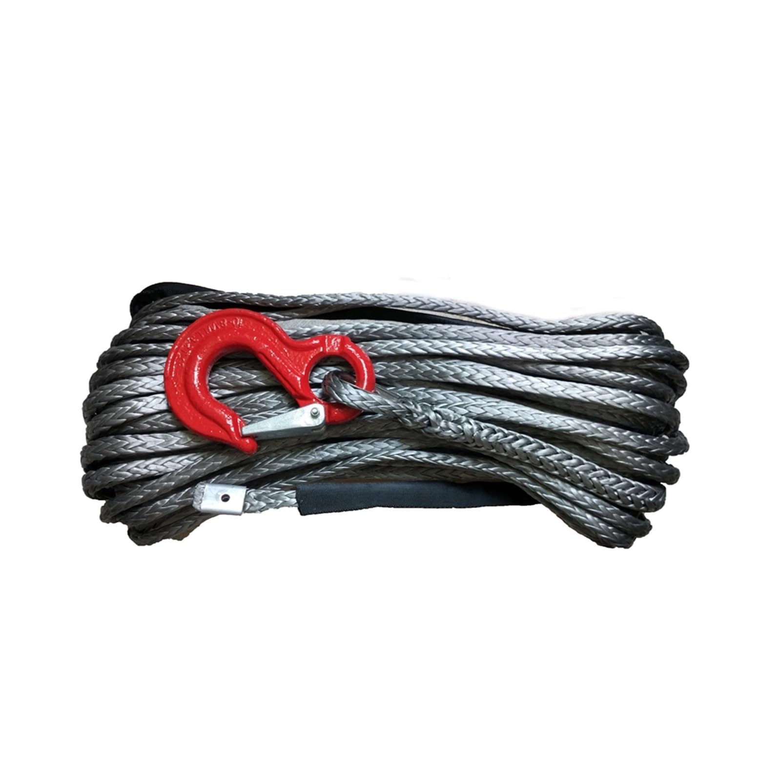 14 mm x 40 m UHMWPE-Seil, Synthetisches Windenseil, Synthetisches Windenseil, Kabelseil for 4x4/ATV/UTV/SUV/Offroad-Bergung(Grey) von BASSFLY