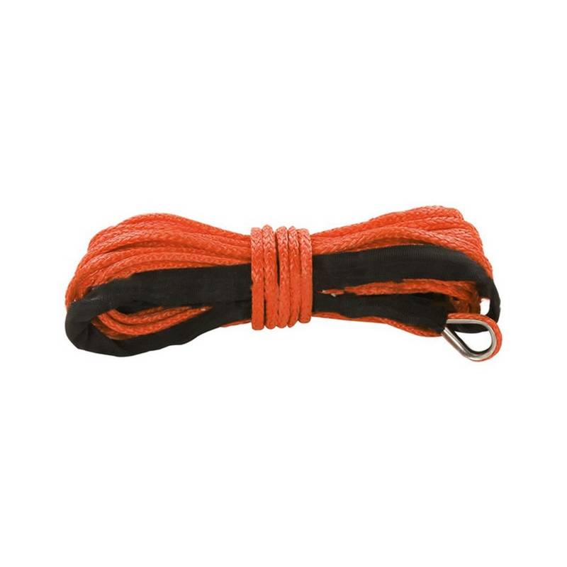 15m Windenkabel Kabel Abschleppwagen Abschleppgurt Anhängerseil mit Haken for ATV Off Road Zubehör 7700lbs 3,5T(Orange) von BASSFLY