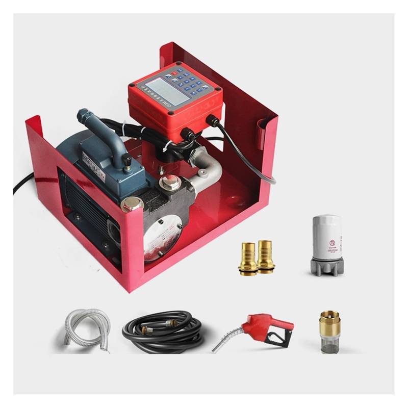 220 24V12V Kleiner Kraftstoffspender mit elektronischer Dosierung, explosionsgeschützte Pumpe, Benzin-, und Methanol-Kraftstoffpumpe mit großem Durchfluss für Diesel-Kerosin-Transformatoröl(220V) von BASSFLY