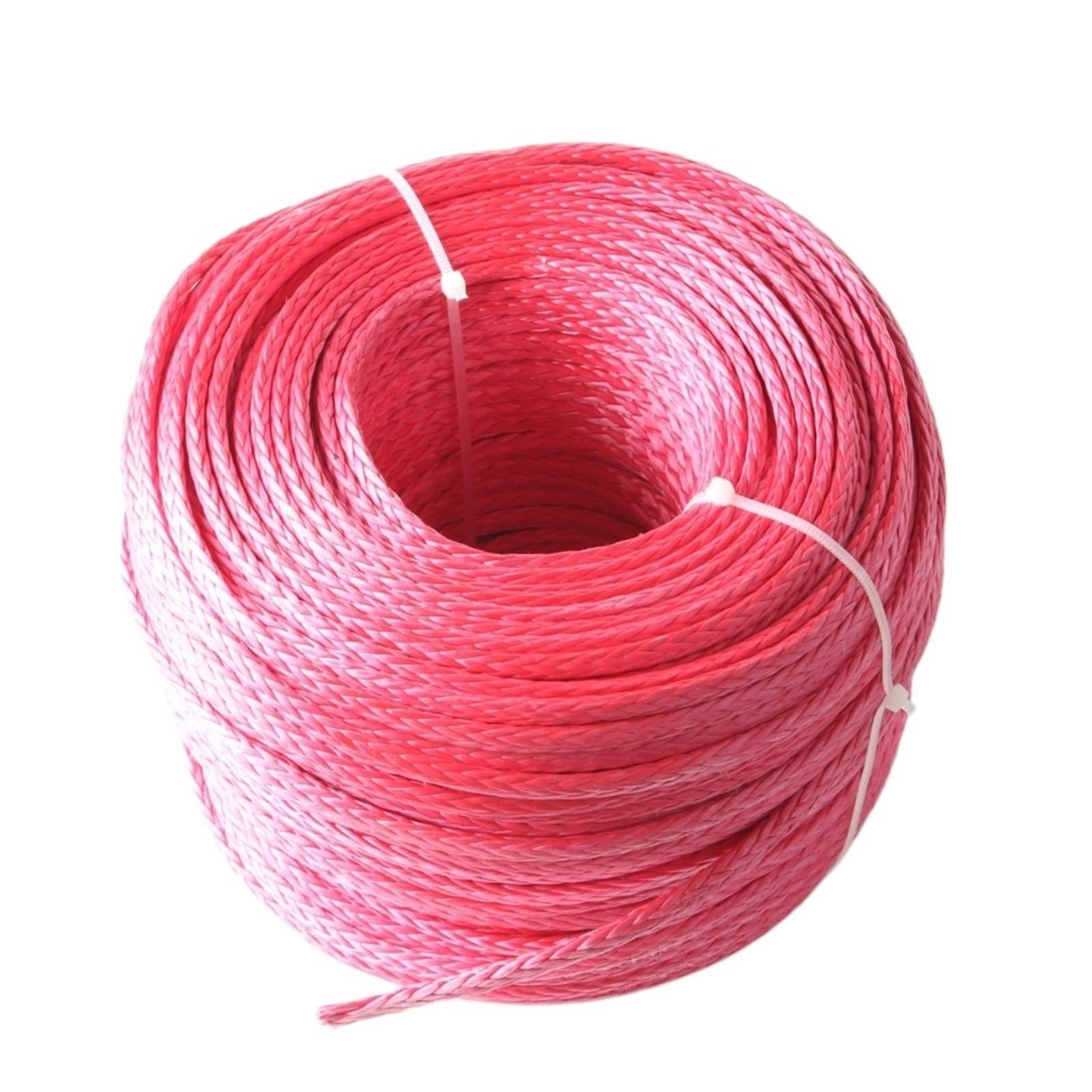 28.000 lbs Synthetisches Windenseil, 12 mm x 100 m, Synthetisches UHMWPE-Windenseil(Rood) von BASSFLY
