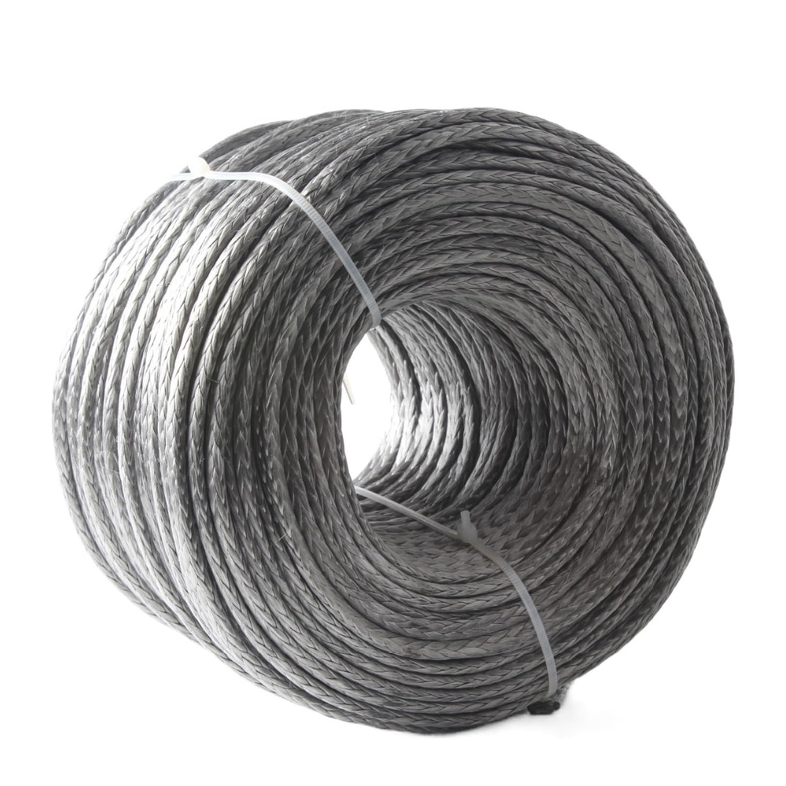 6 mm 5 m/10 m Segelflugzeug-Schleppseile UHMWPE-Seil 3260 kg Windenleine(10m Grey) von BASSFLY