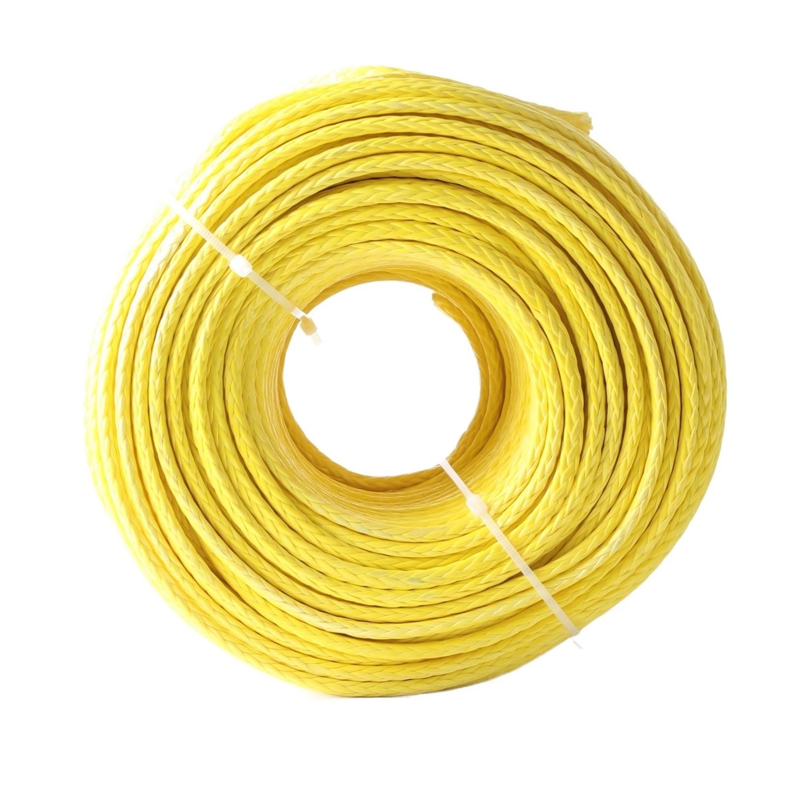 7 mm 20 m UHMWPE-Hohlgeflecht-Bootsankerseil(Yellow 20m) von BASSFLY