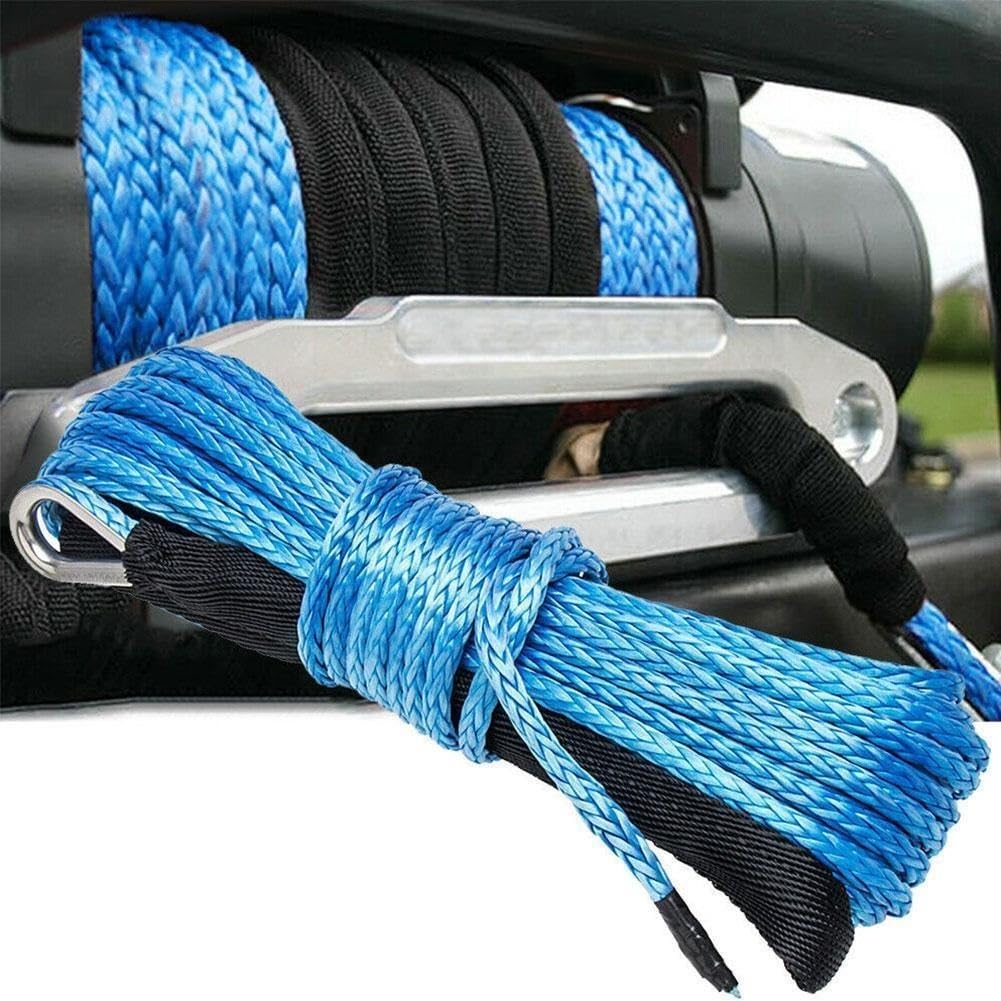 7700/10000/12000 Pfund 2,5T elektrisches Windenseil, Nylon hoch mit Stärke ATV-Seil Seil Abschleppen 6 mm x 15 m Abschleppgurt Seil Autohaken 7700/10000/12000 Pfund 2,5T elektrisches Windenseil, Nylon hoch mit Stärke ATV-Seil Seil Abschleppen 6 mm x 15 m Abschleppgurt Seil Autohaken von BASSFLY