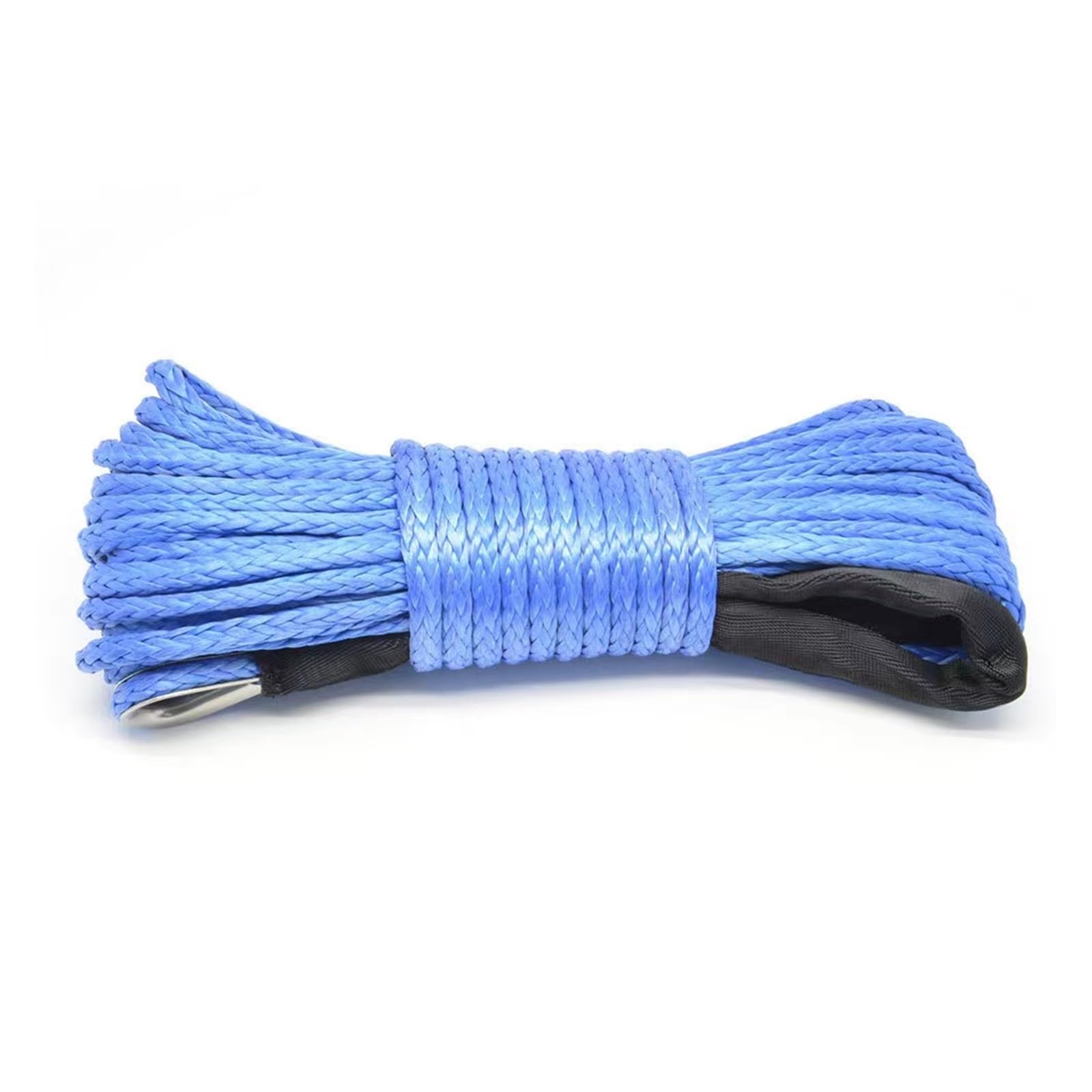 7700LBs Windenseil-Kabelseil, Winden-Abschlepphaken-Stopper-Gummi for ATV-SUV-UTV-LKW-Offroad-Zubehör(Blue) von BASSFLY