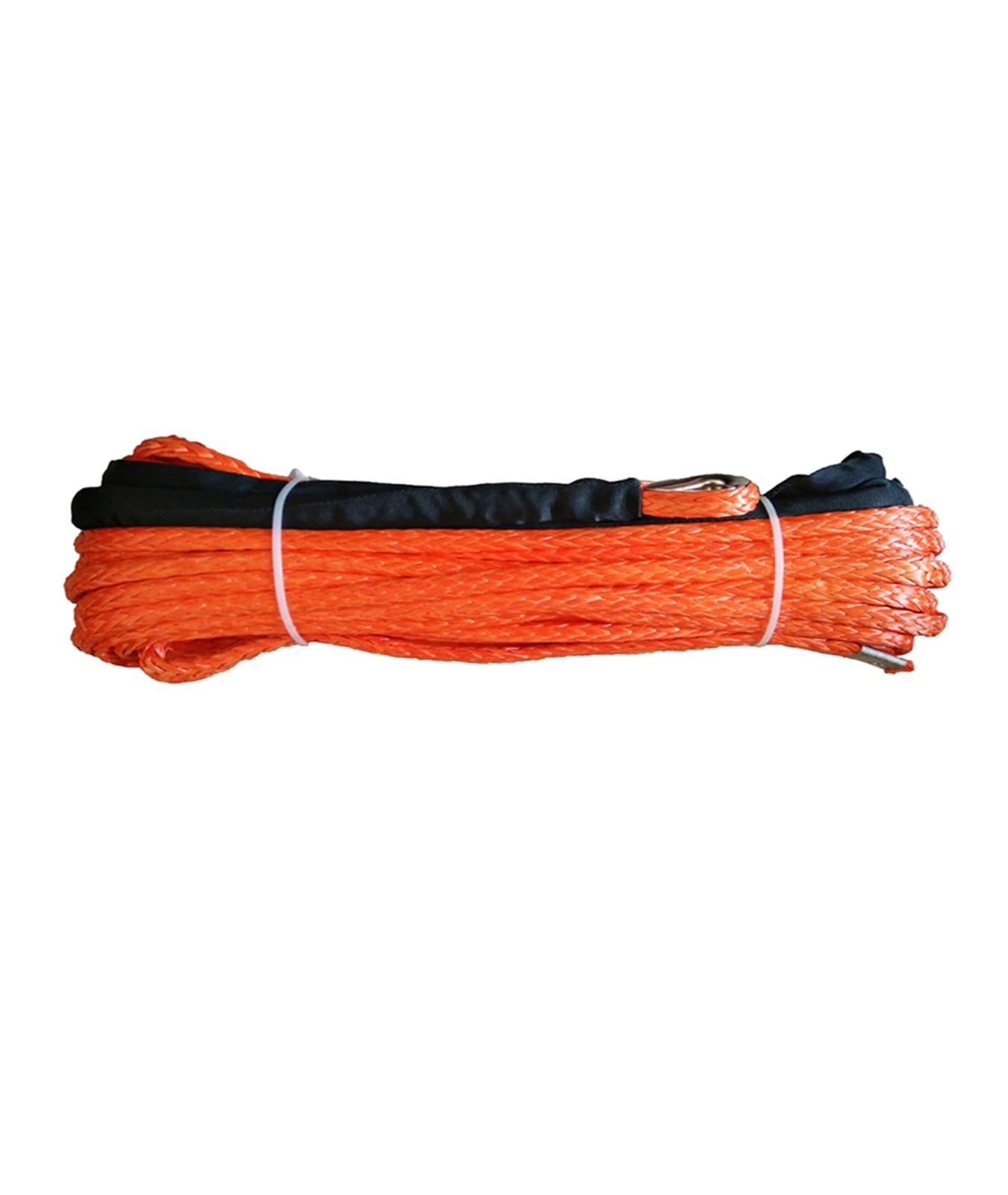 ATV-Windenseil, 10 mm x 30 m, Synthetisches Auto-Abschleppseil, Bergungskabel, Off-Road, 4 x 4(Orange) von BASSFLY