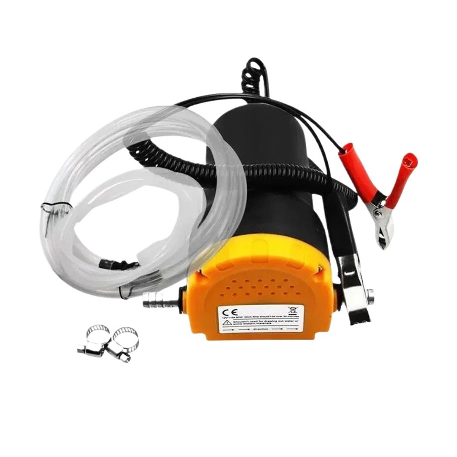 Elektrische Ölabsaug-Transferpumpe for Auto, Boot, 12 V/60 W, Öl-/Rohöl-Flüssigkeits-Saugpumpe, Austausch-Transferpumpe for Kraftstoffmotoren + Schläuche für Diesel-Kerosin-Transformatoröl(DC24) Elektrische Ölabsaug-Transferpumpe for Auto, Boot, 12 V/60 W, Öl-/Rohöl-Flüssigkeits-Saugpumpe, Austausch-Transferpumpe for Kraftstoffmotoren + Schläuche für Diesel-Kerosin-Transformatoröl(DC24) von BASSFLY