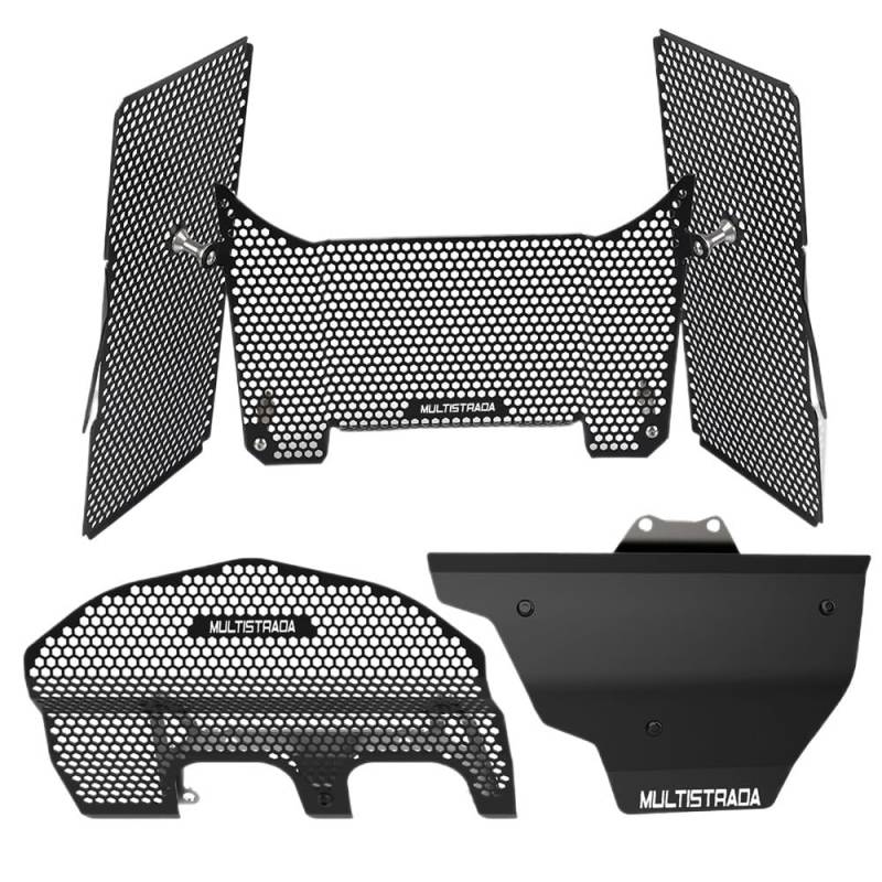 Flüssigkeit Reservoir Schutz Für Multistrada V4 S Sport 2021-2022-2023 Motorrad Kühlergrill Ölkühler Motor Zylinder Kopf Schutzfolie von BAXPEVM