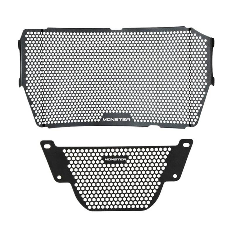 Für Monster 1200 1200 S/R 1200S 1200R 2013-2023 2016 2017 2018 2019 2020 Kühlergrill Schutz Abdeckung Ölkühler Schutz Kühlerschutzgitter von BAXPEVM
