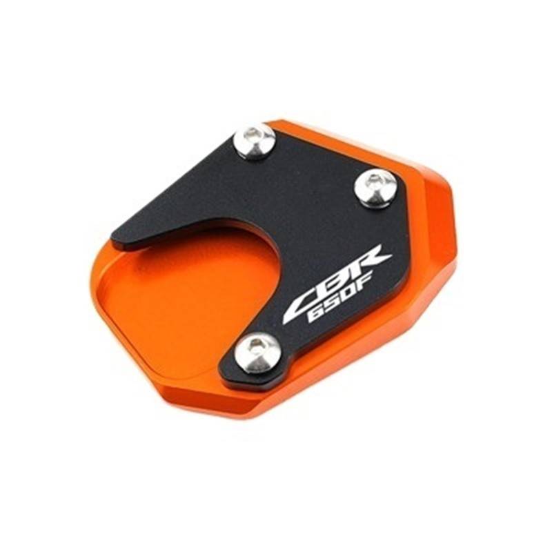 Kickstand Erweiterungsplatte Für CB 650R CB650R CBR650R CB 650F CBR 650F 2014-2021 2022 2023 CNC Ständer Fuß Seitenständer Verlängerungspad Stützplatte von BAXPEVM