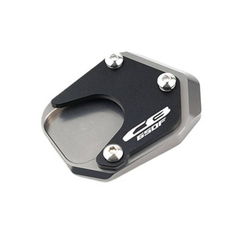 Kickstand Erweiterungsplatte Für CB 650R CB650R CBR650R CB 650F CBR 650F 2014-2021 2022 2023 CNC Ständer Fuß Seitenständer Verlängerungspad Stützplatte von BAXPEVM