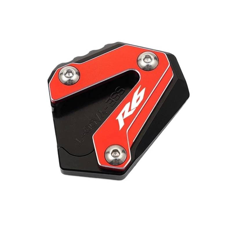 Kickstand Erweiterungsplatte Für R6 YZFR6 YZF R6 YZF-R6 2017 2018 2019 2020 2021 2022 Seitenständer-Vergrößerungsplatte Ständer-Verlängerungspad Schlüsselanhänger von BAXPEVM