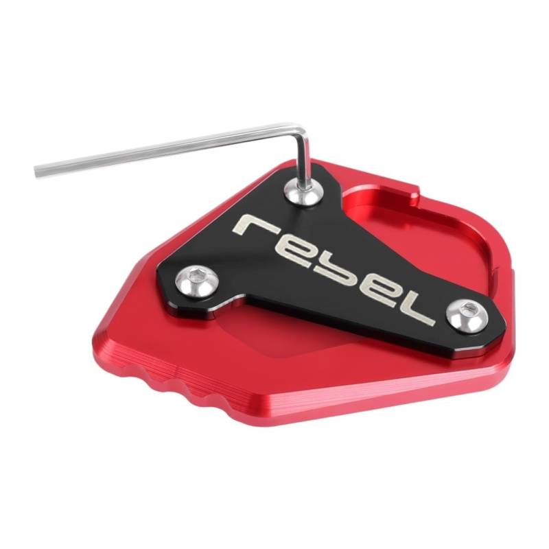 Kickstand Erweiterungsplatte Für Rebel CMX1100 CM1100 CMX 1100 2020-2022 Motorrad Ständer Fuß Seite Stehen Verlängerung Pad Unterstützung Vergrößern Platte von BAXPEVM