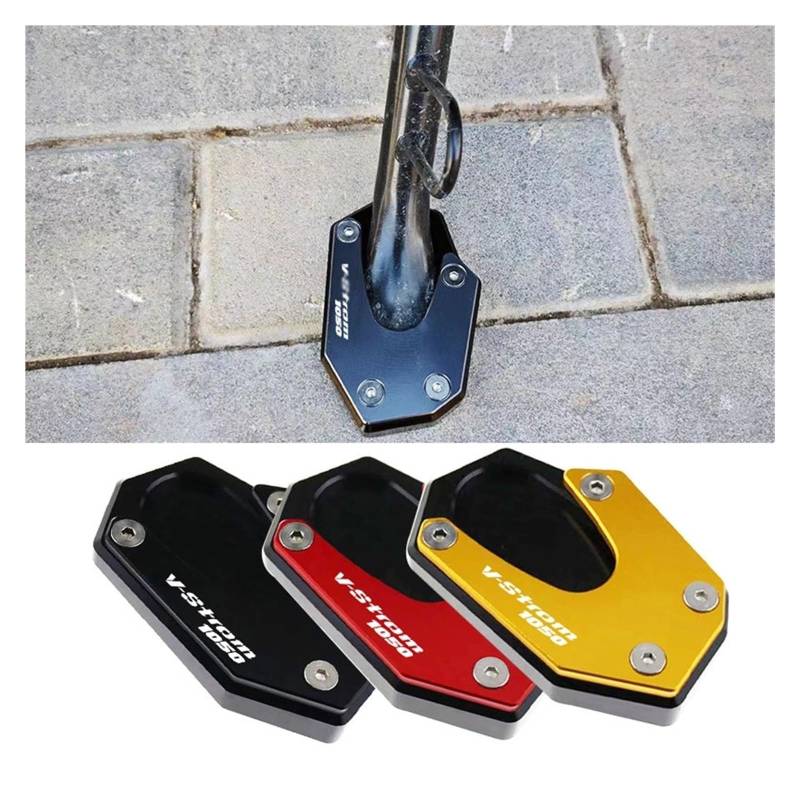 Kickstand Erweiterungsplatte Für Vstrom V-Strom DL 1050 XT DL1050 DL1050XT 2020 2021 Motorrad Ständer Enlarger Seite Stehen Verlängerung Platte Pad von BAXPEVM