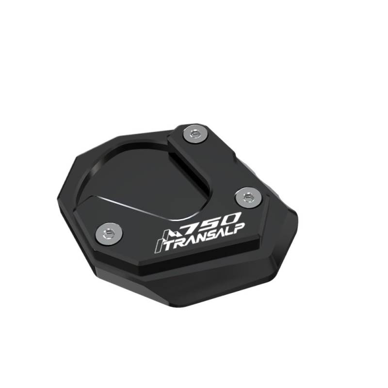 Kickstand Erweiterungsplatte Für XL750 XL 750 TRANSALP 750 2023 2024 CNC Ständer Extender Fuß Seitenständer Verlängerungspolster Stützplatte Anti-Rutsch-Basis von BAXPEVM