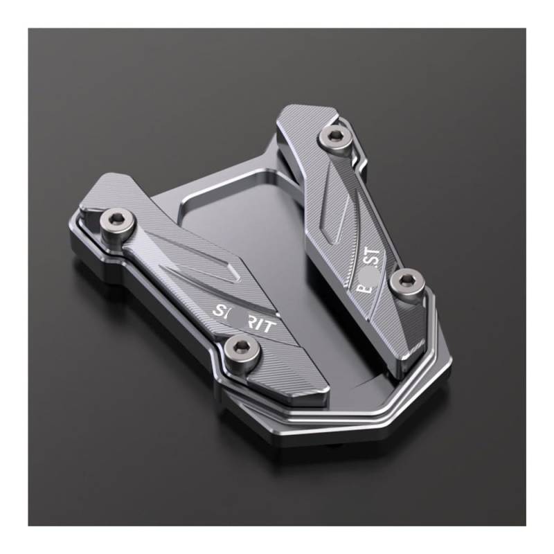 Kickstand Erweiterungsplatte Für YZF-R3 MT-03 2020 2021 2022 2023 2024 Motorrad CNC Kickstand Fuß Seitenständer Verlängerungspolster Stützplatte Vergrößern von BAXPEVM