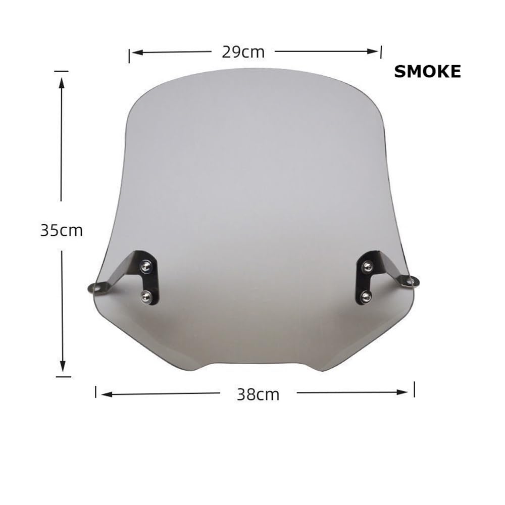 Windschutzscheibe FÜR N1SM1 NIU Elektrische V Ehicle Motorrad Windschutzscheibe Windschutz Windabweiser Wind Schild Spoiler Windschutzscheibe FÜR N1SM1 NIU Elektrische V Ehicle Motorrad Windschutzscheibe Windschutz Windabweiser Wind Schild Spoiler von BAXPEVM