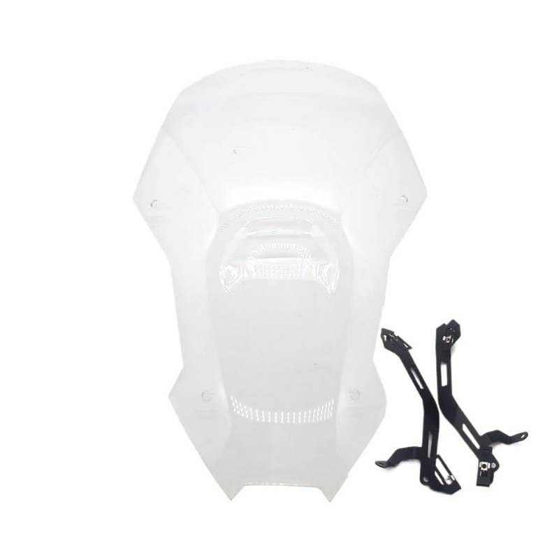 Windschutzscheibe Für CRF1100L Africa Twin 2020 2021 2022 Adventure Sport 20-22 Motorrad Windschutzscheibe Windschutz Visier Double Bubble von BAXPEVM