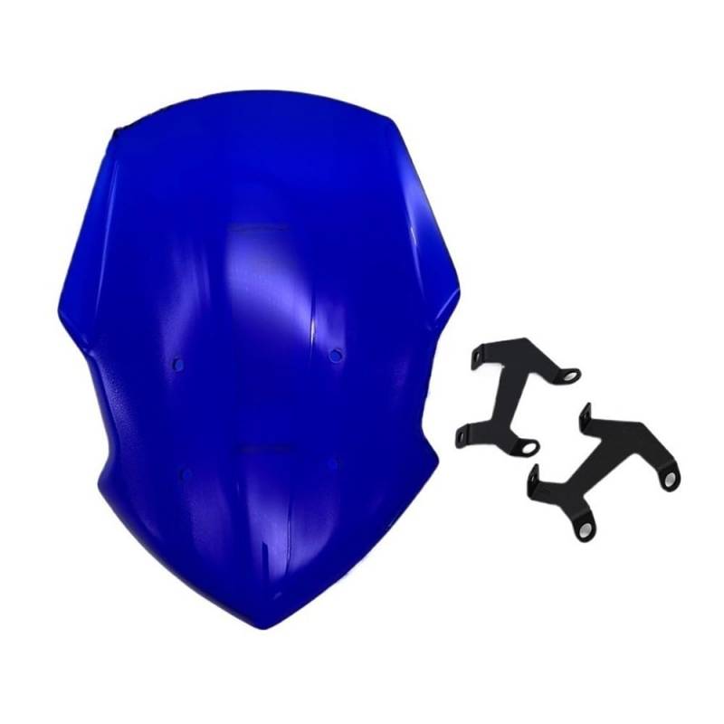 Windschutzscheibe Für FZ07 MT07 MT-07 2018 2019 2020 MT07 Mt-07 Motorrad Windschutz Windschutz Visier Viser Double Bubble von BAXPEVM