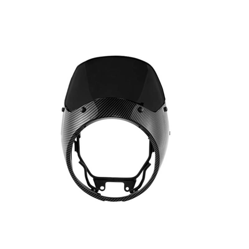 Windschutzscheibe Für GB350/S GB 350 2023 2024 Motorrad Zubehör Scheinwerfer Windschutz Front Scheinwerfer Maske Verkleidung Schutz Windschutzscheibe von BAXPEVM