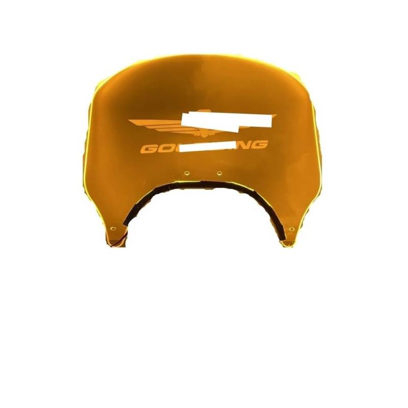 Windschutzscheibe Für Go&ldwing 1800 GL1800 Go&ld Wing 1800 Motorrad Hinten Air Deflektor Zubehör Heckscheibe Mit Licht Deflektor von BAXPEVM