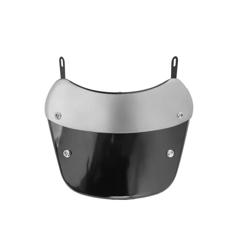 Windschutzscheibe Für Motorrad Universal Schwarz Windschutzscheibe Windabweiser Windschutz Verkleidung von BAXPEVM