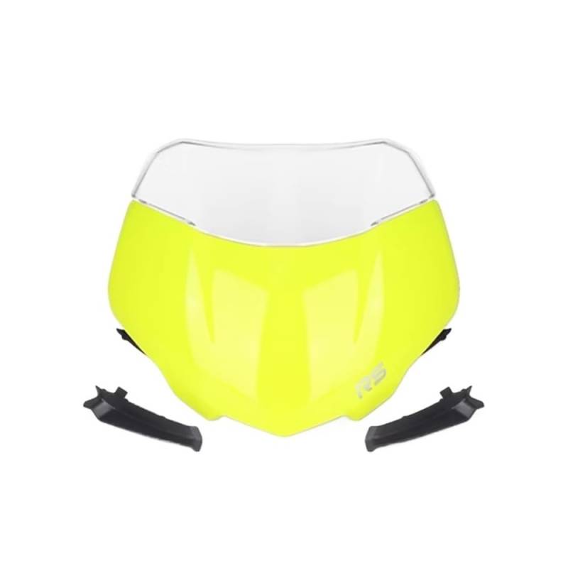 Windschutzscheibe Für Street Triple 765RS 765 RS Moto2 2023 Motorrad Frontscheibe Windschutz Visier Wind Bildschirm Schild Spoiler Deflektor von BAXPEVM