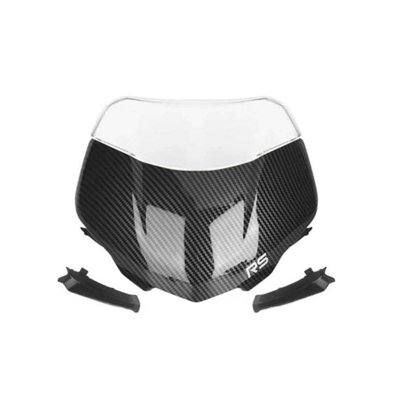 Windschutzscheibe Für Street Triple 765RS 765 RS Moto2 2023 Motorrad Frontscheibe Windschutz Visier Wind Bildschirm Schild Spoiler Deflektor von BAXPEVM