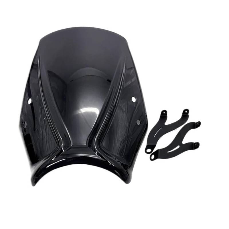 Windschutzscheibe Für Trident 660 2021 2022 Trident660 Motorrad Windschutzscheibe Windschutz Viser Visier Windabweiser W/Halterung Zubehör von BAXPEVM