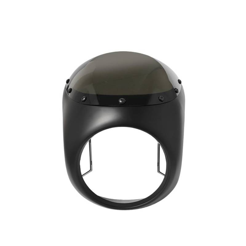 Windschutzscheibe Für Universal 7 Zoll/16,5~18 cm Scheinwerfer Windschutzscheibe Motorrad Rot/Weiß Front Scheinwerfer Verkleidung Windschutzscheibe von BAXPEVM