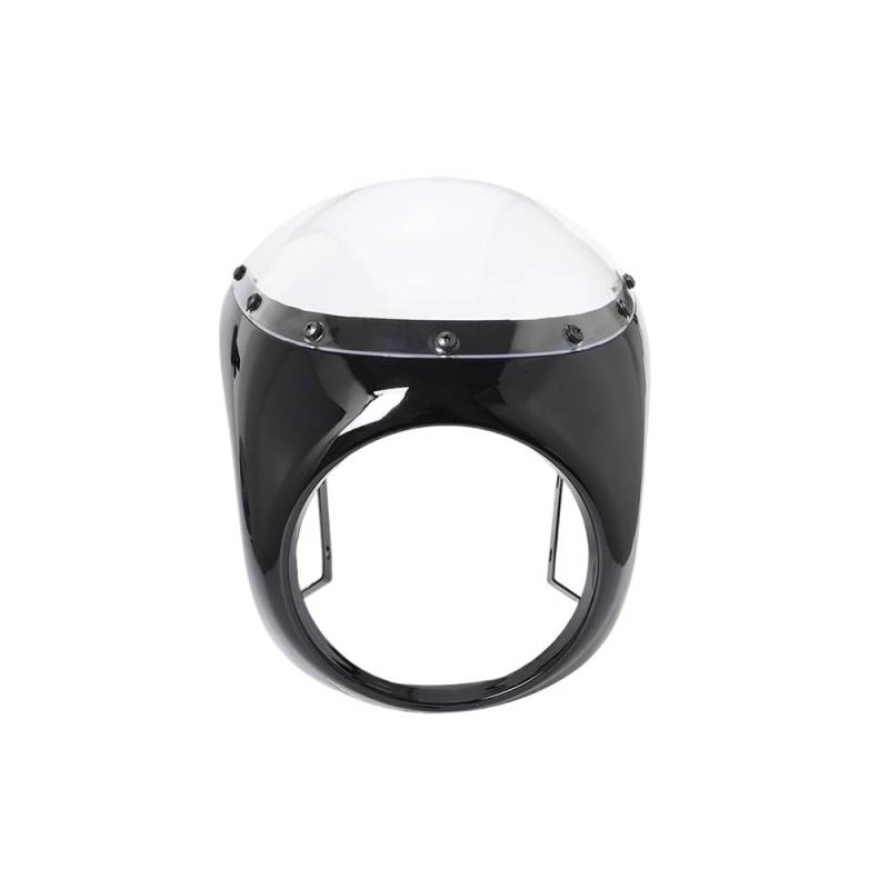 Windschutzscheibe Für Universal 7 Zoll/16,5~18 cm Scheinwerfer Windschutzscheibe Motorrad Rot/Weiß Front Scheinwerfer Verkleidung Windschutzscheibe von BAXPEVM