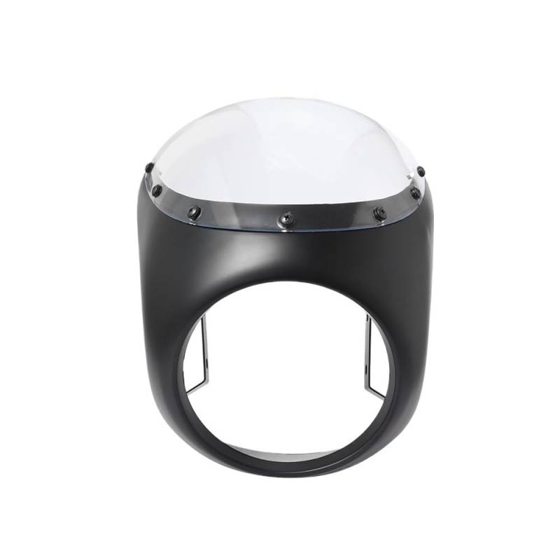 Windschutzscheibe Für Universal 7 Zoll/16,5~18 cm Scheinwerfer Windschutzscheibe Motorrad Rot/Weiß Front Scheinwerfer Verkleidung Windschutzscheibe von BAXPEVM