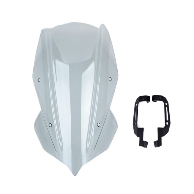 Windschutzscheibe Für Z250 Z400 2019 2020 2021 2022 2023 2024 Z250 ABS Z 250 400 Windschutzscheibe Windschutz Motorrad Mit Halterung von BAXPEVM